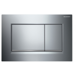 GEBERIT Sigma 30 Chrome Rectangular Button Flush Plate